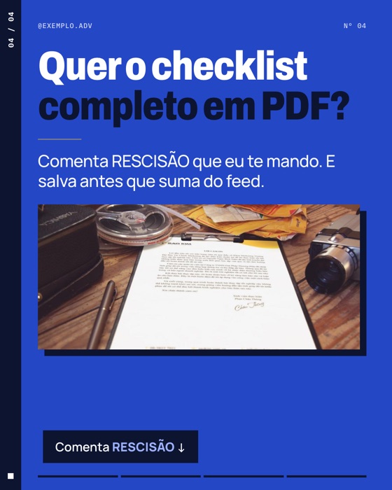 Slide 4 do carrossel de exemplo de direito