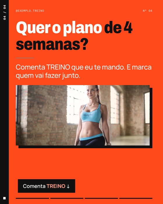 Slide 4 do carrossel de exemplo de personal